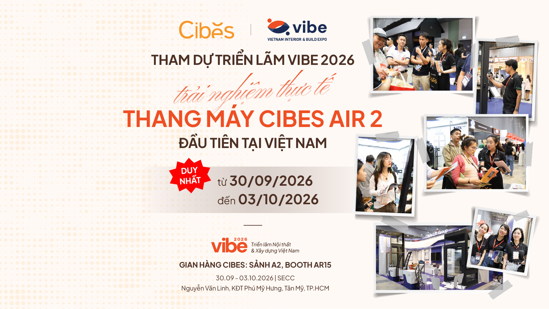Trải nghiệm thực tế thang máy Cibes Air 2